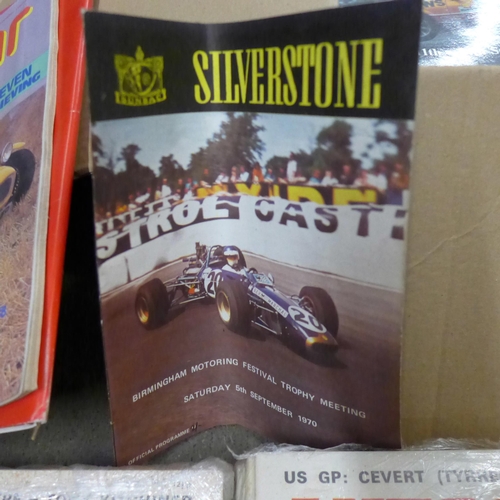 1083 - A collection of 1970s Auto Sport magazines, complete, rally maps and stage notes and other ephemera ... 