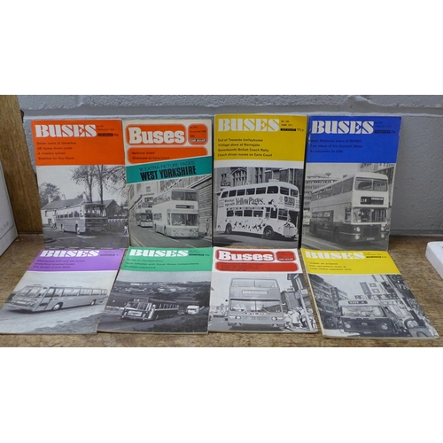 1086 - Buses Illustrated magazines, 1960s (67), Buses magazines, 1960s, 1970s and 1980s (180), 247 in total... 