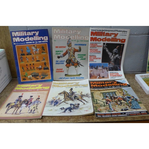 1088 - Military Modelling (55), Miniature War Games (11), War Games Illustrated (11) and Battle (12) magazi... 