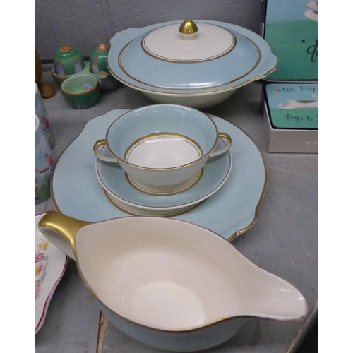 1106 - A collection of china including a three piece Charlotte Cadzow for Langrove set, Grays Pottery, a Sh... 