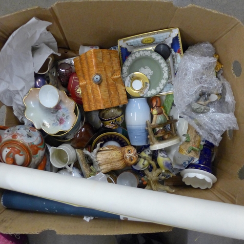 1125 - Trinket pots, Wade whimsies and a large collection of assorted china **PLEASE NOTE THIS LOT IS NOT E... 