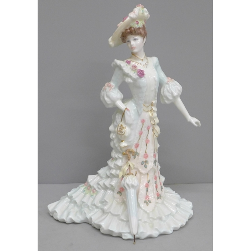 612 - A Coalport limited edition figure, Number 1387, Heirloom Figurine of The Year 1998, Alexandra