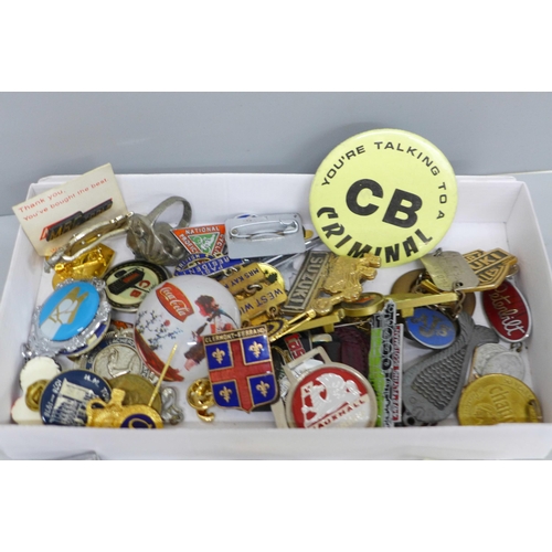 618 - Assorted badges, etc.