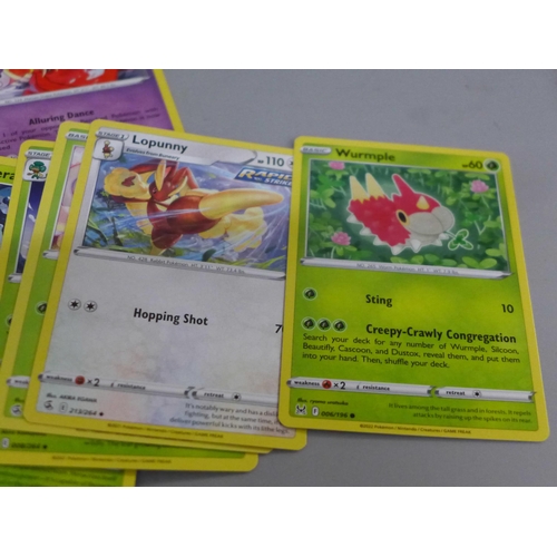 636 - 420 Pokemon cards, various sets