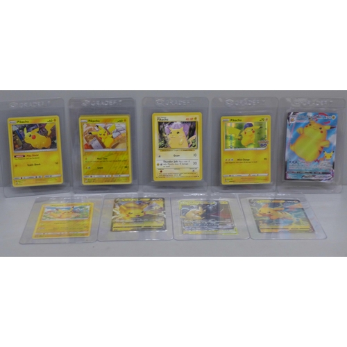 641 - Ten rare Pikachu Pokemon cards