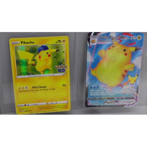 641 - Ten rare Pikachu Pokemon cards