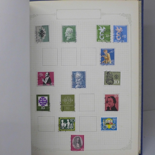 665 - An album of British and foreign stamps