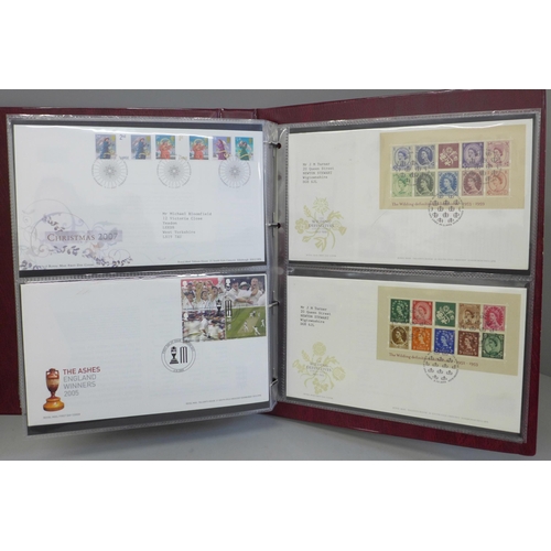 677 - Stamps; an album of GB first day covers for the period 2000 to 2007 (64 no.)