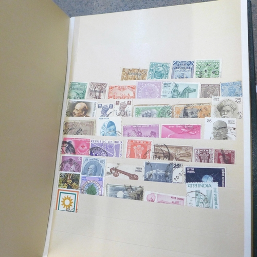 728 - Stamps; a box of stamps, covers, etc., loose and in albums