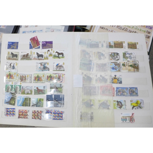 728 - Stamps; a box of stamps, covers, etc., loose and in albums