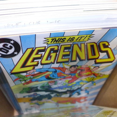 738 - A collection of over 400 Marvel and DC comics, mostly unread condition (Please see images for a cata... 