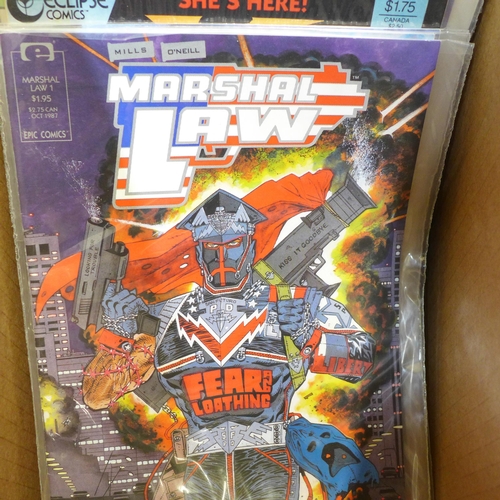 738 - A collection of over 400 Marvel and DC comics, mostly unread condition (Please see images for a cata... 