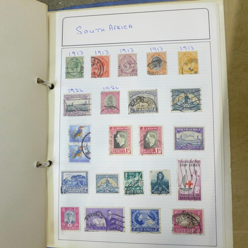 739 - Stamps; a box of stamps, covers, etc., loose and in albums