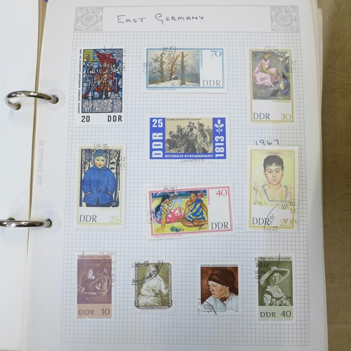 739 - Stamps; a box of stamps, covers, etc., loose and in albums