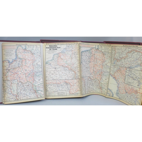 746 - Five folders of German WWI maps