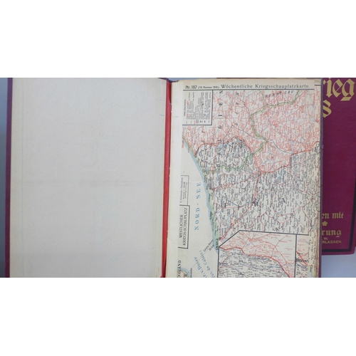 746 - Five folders of German WWI maps