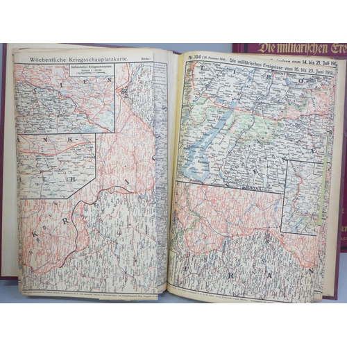 746 - Five folders of German WWI maps