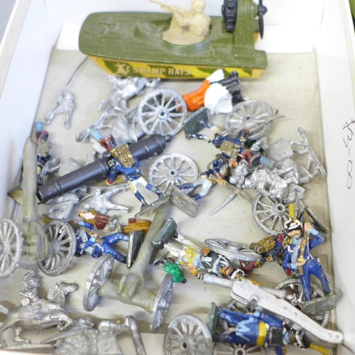 749 - A collection of die-cast model vehicles and Star Wars figures