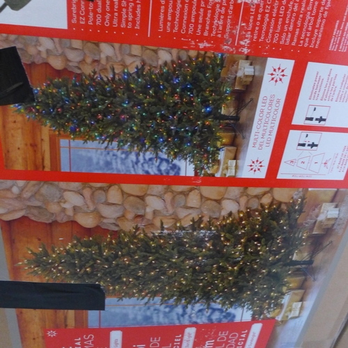 1593 - A 7.5ft artificial Christmas tree * this lot is subject to VAT