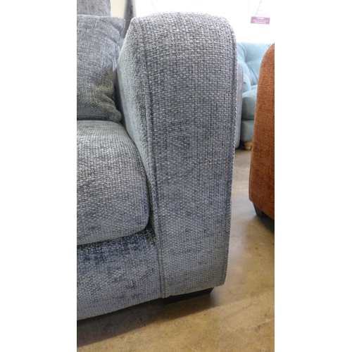 1303 - A Shada Hopsack charcoal pair of two seater sofas RRP £1698