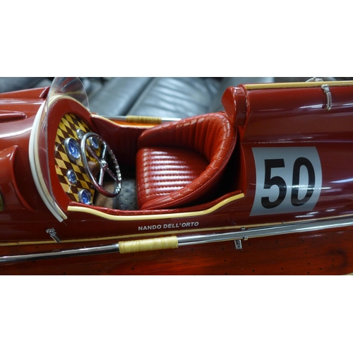 1456 - A Ferrari Hydroplane speedboat model