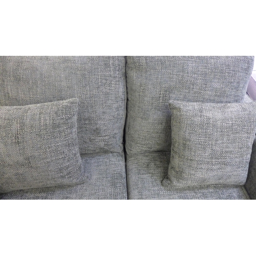 1462 - A Shada Hopsack green upholstered two seater sofa RRP £849