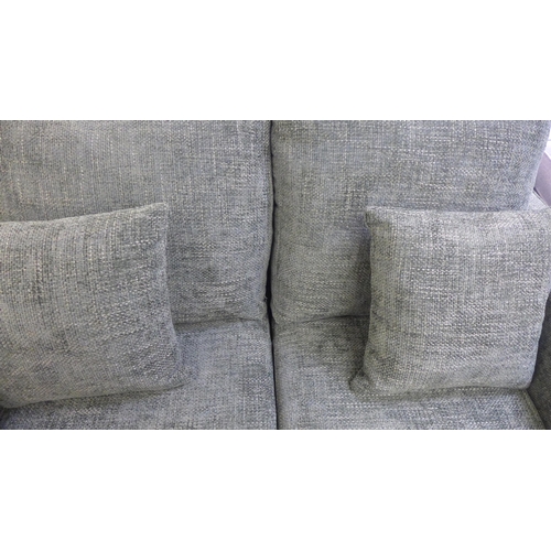 1463 - A Shada Hopsack green upholstered two seater sofa RRP £849