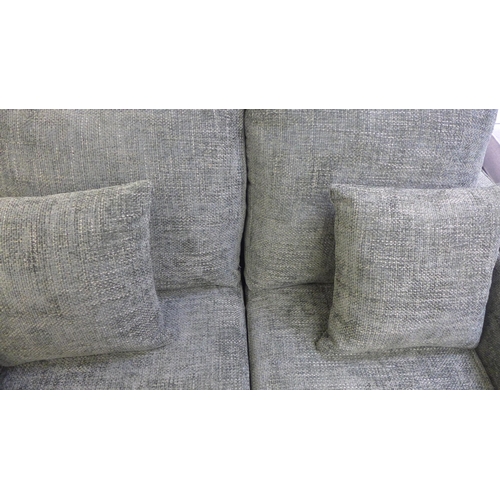 1467 - A Shada Hopsack green upholstered two seater sofa RRP £849