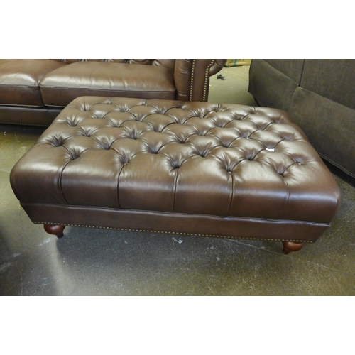 1481 - Allington Brown Footstool, original RRP £608.33 + VAT (4190-38) * This lot is subject to VAT