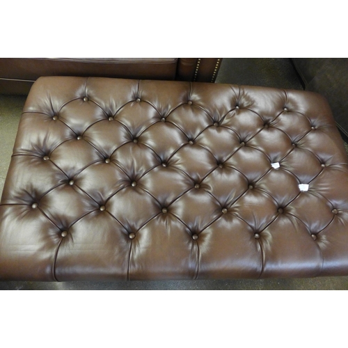 1481 - Allington Brown Footstool, original RRP £608.33 + VAT (4190-38) * This lot is subject to VAT