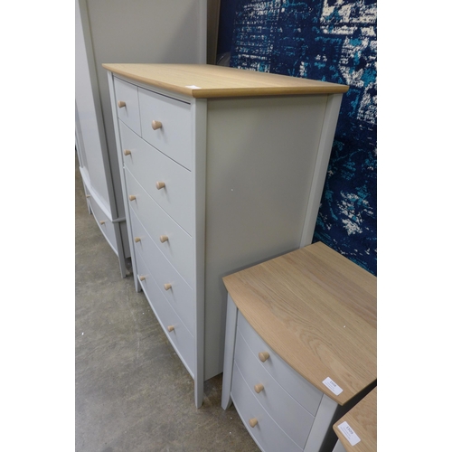 1507 - Whitby Scandi 4+2 Drawer Chest of Drawers, original RRP £499.99 + VAT (4190-9) * This lot is subject... 