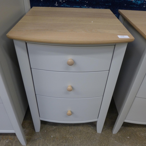 1508 - Two Whitby Scandi 3 Drawer Nightstands, original RRP £416.66 + VAT (4190-8)  * This lot is subject t... 