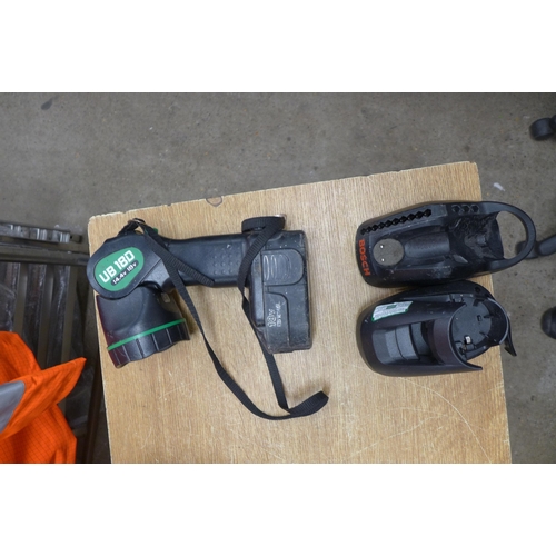 2007 - An Einhell LE-WS 20/4 angle grinder, a Hitachi drill cut out saw, etc. - one angle grinder failed el... 