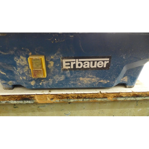 2079 - An Erbauer diamond wheel tile cutter 240v