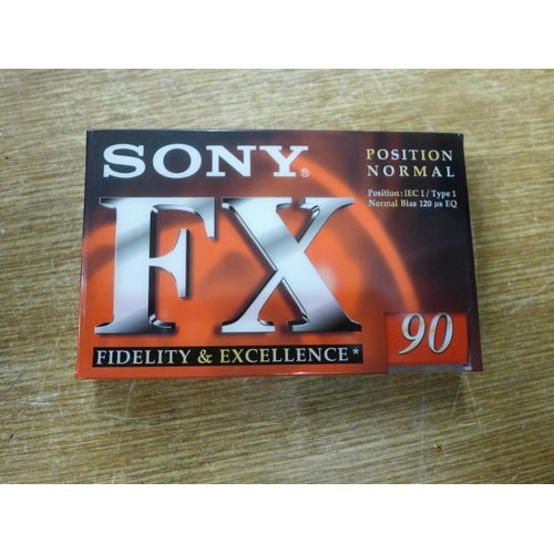 2101 - 50 Sony FX 90 min cassette tapes - sealed