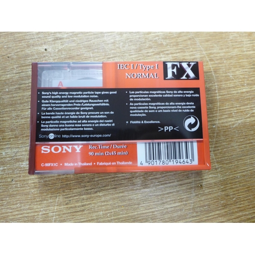 2101 - 50 Sony FX 90 min cassette tapes - sealed