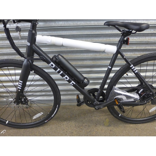 2136 - A Pure Flux One 250w hybrid electric bike, 40km range, 17.5kg total weight, carbon belt and drinks b... 