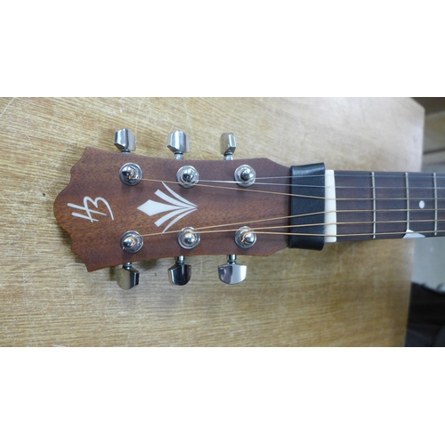 2147 - A Harley Benton Custom Line electro-acoustic guitar - model no. 1048SLE NS - serial no. 21CCAEB1023