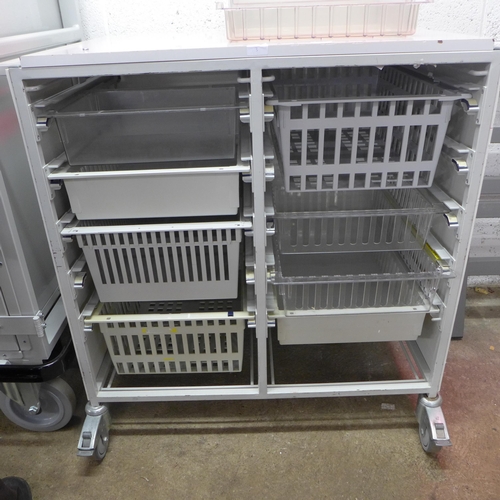 2275 - A 9 draw storage trolley