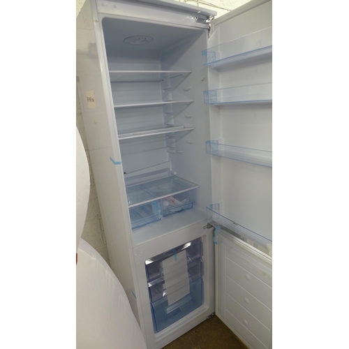 2278 - A CDA tall integrated 60/40 fridge freezer - damaged