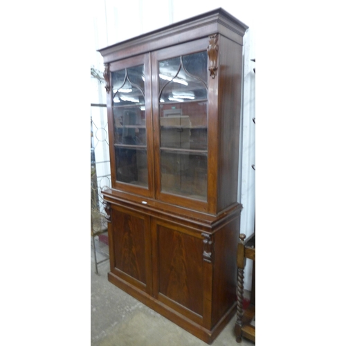 102 - A Victorian mahogany bookcase