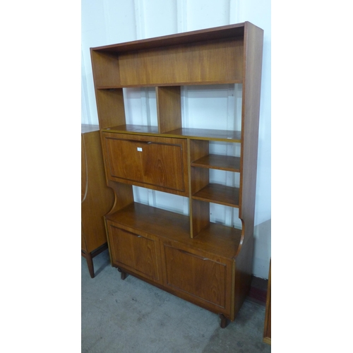 14 - A teak room divider