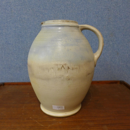 337 - A large studio pottery stoneware jug