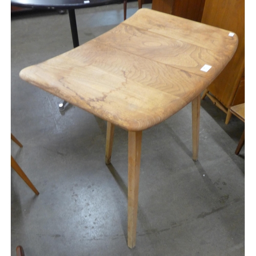 40 - An Ercol Blonde elm and beech side table