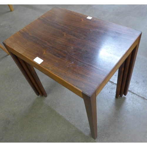 5 - A Danish rosewood nest of tables, CITES A10 no. 23GBA10MCAB1S