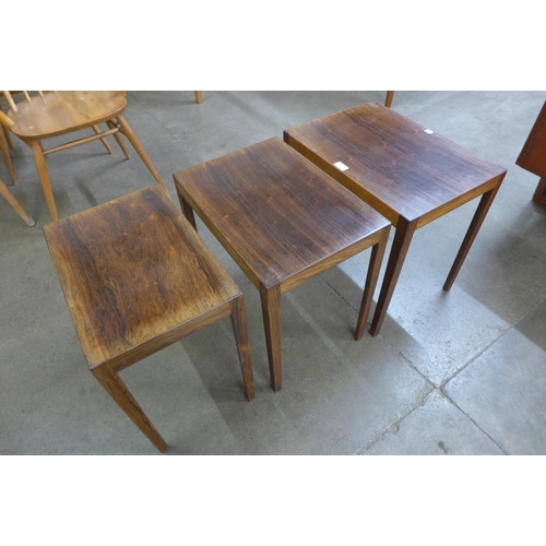 5 - A Danish rosewood nest of tables, CITES A10 no. 23GBA10MCAB1S