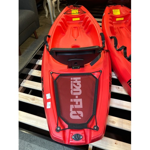 1596 - H20Flo Kid's Molded Kayak With Bubble Bag, original RRP £133.33 + VAT - damaged (4190-18) * This lot... 