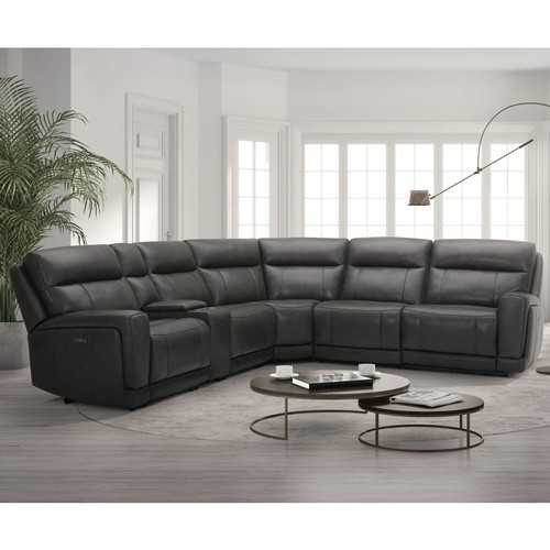 1447 - A Gilman Creek Lauretta leather corner sofa, original RRP £1999.99 +VAT (4188-22) *This lot is subje... 