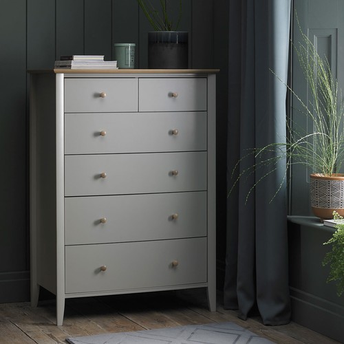 1507 - Whitby Scandi 4+2 Drawer Chest of Drawers, original RRP £499.99 + VAT (4190-9) * This lot is subject... 