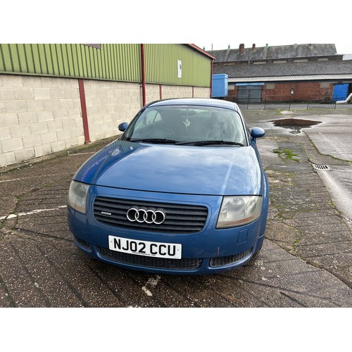 2552 - Audi TT Quattro Coupe 2002 NJ02 CCU 1781cc Recorded mileage 136,387 MOT 04.10.24 - On view Friday 9.... 